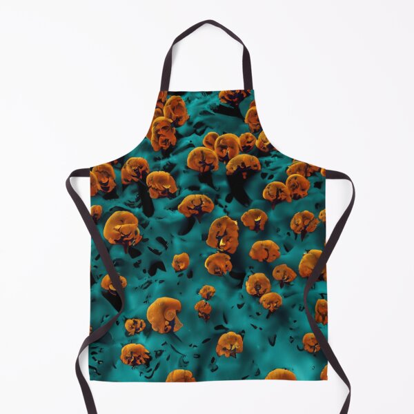 Item preview, Abstract Teal And Golden Pattern Bacteria Microscopic Mushroom Effect designed and sold by Moonsiess.
