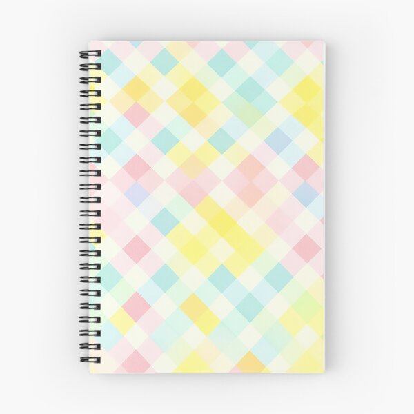 Item preview, Vibrant Checkered Illustration on Pastel designed and sold by pattern-atelier.