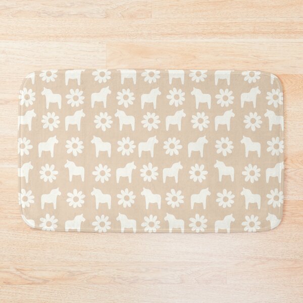 Item preview, Swedish dala horse dalahast dalarna sweden dalahäst sverige dalecarlian beige neutral designed and sold by blomastudios.