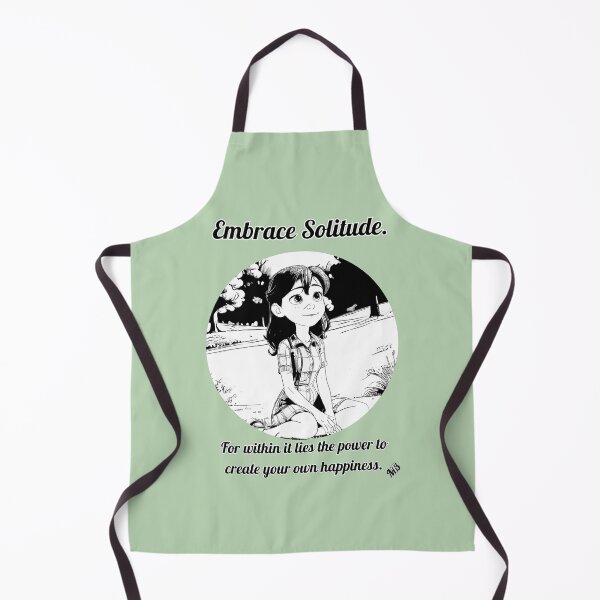 Item preview,  "Embrace solitude, for within it lies the power to create your own happiness." designed and sold by BingsBooks.