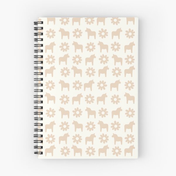 Item preview, Swedish dala horse dalahast dalarna sweden dalahäst sverige dalecarlian cream neutral designed and sold by blomastudios.