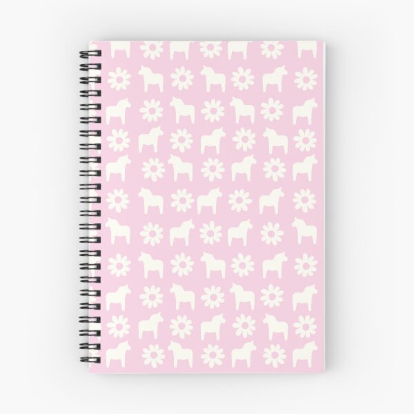 Item preview, Swedish dala horse dalahast dalarna sweden dalahäst sverige dalecarlian pastel pink cream designed and sold by blomastudios.