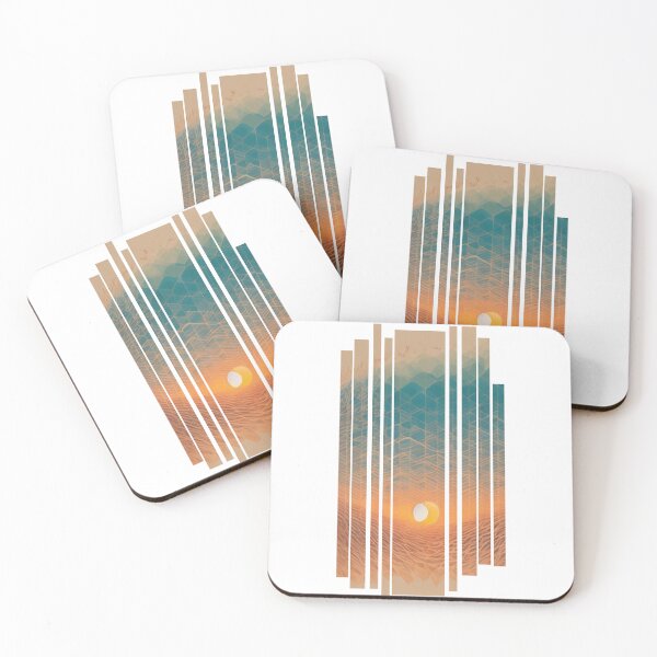 Item preview, Geometric Nature Sunset Vibes designed and sold by raheel27.