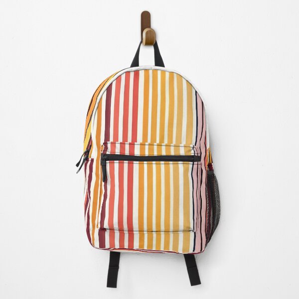 Item preview, Warm-Toned Vibrant Barcode Scanlines Art designed and sold by pattern-atelier.