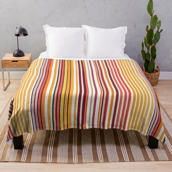 Item preview, Warm-Toned Vibrant Barcode Scanlines Art designed and sold by pattern-atelier.