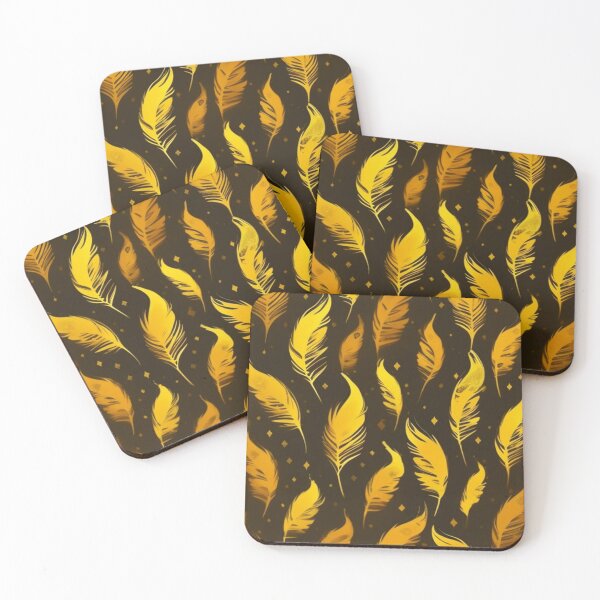 Item preview, Gold feathers  designed and sold by Roxburylane.