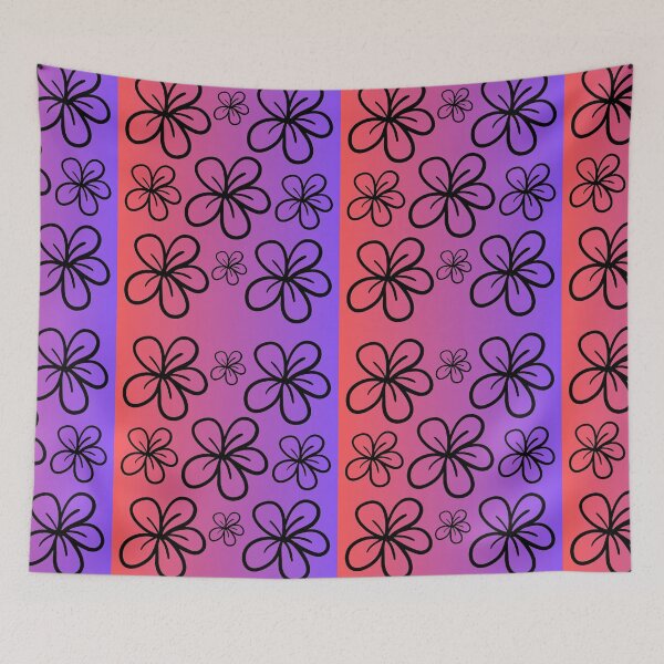Item preview, flowers on colorful background designed and sold by MacLis.