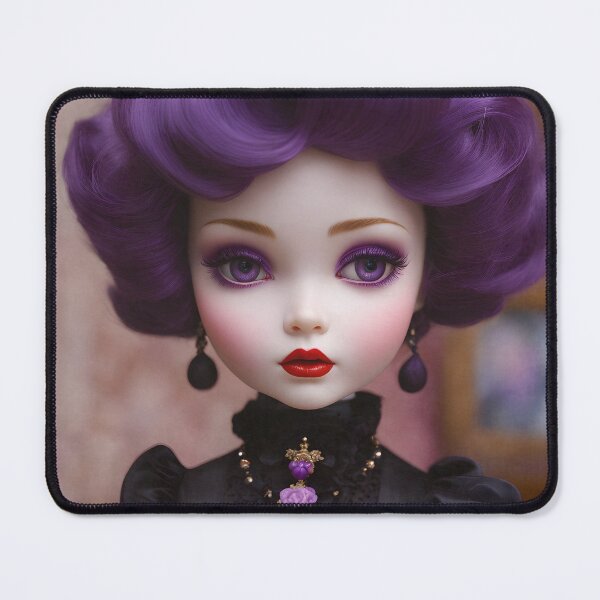 Item preview, Purple Haired Goth Dolly Daydream designed and sold by Tau Tia L Douglass.
