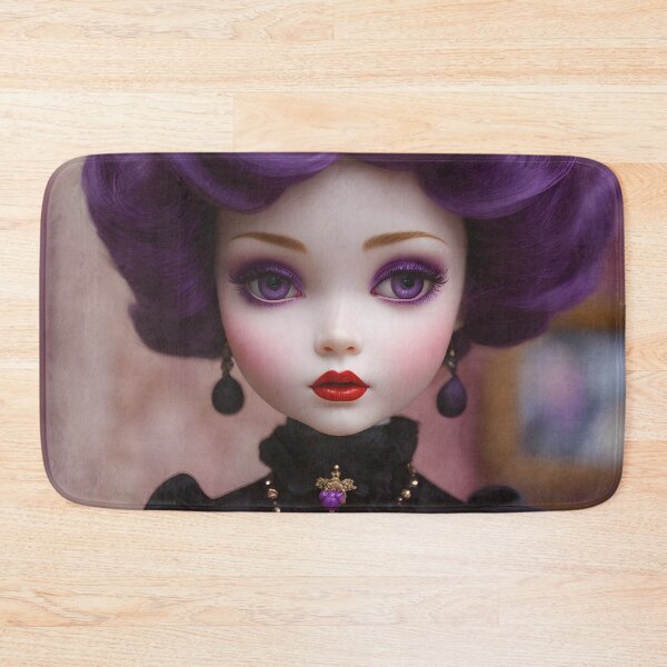Item preview, Purple Haired Goth Dolly Daydream designed and sold by Tau Tia L Douglass.