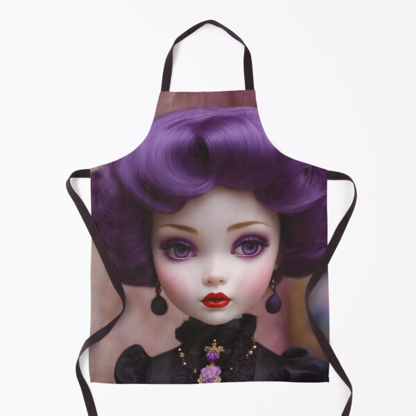 Item preview, Purple Haired Goth Dolly Daydream designed and sold by Tau Tia L Douglass.