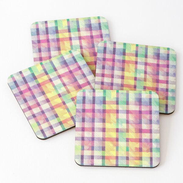 Item preview, Pink-Toned Vibrant Checkered Design designed and sold by pattern-atelier.