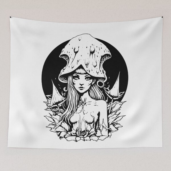 Item preview, mushroom fae fairy designed and sold by badbug.