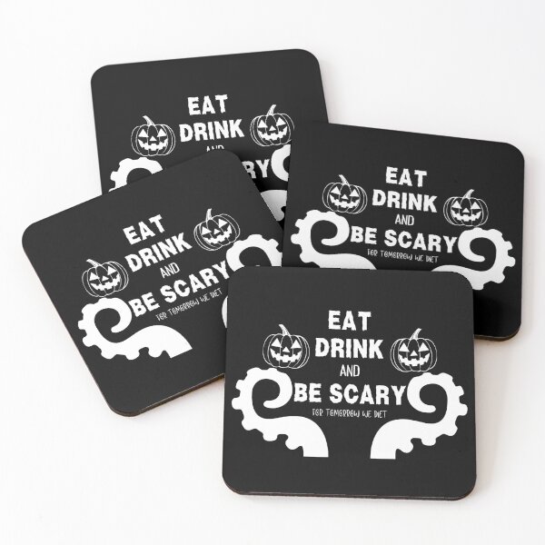 Item preview, Eat Drink and Be Scary designed and sold by askthebookbug.