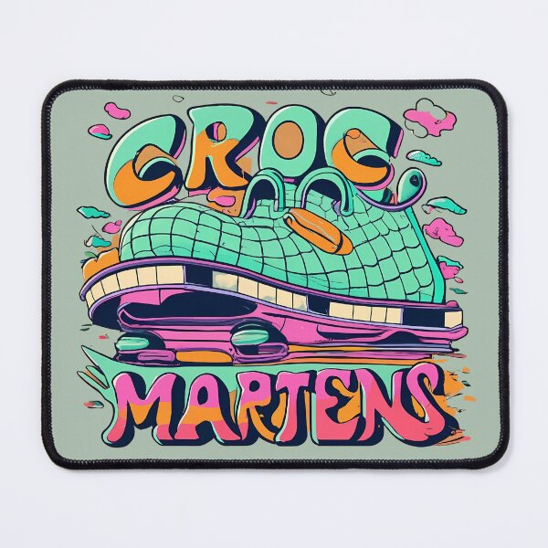 Item preview, croc Martens slipper Sticker designed and sold by sfwArt.