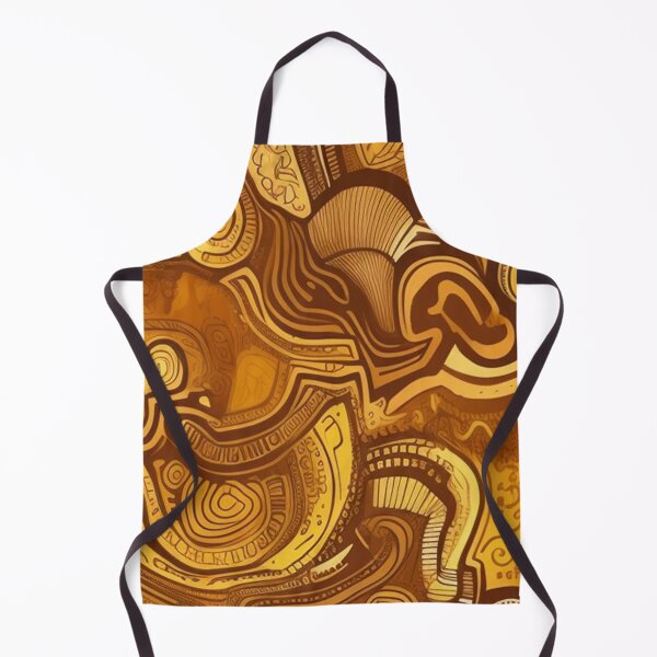Item preview, Gold brown abstract  designed and sold by Roxburylane.