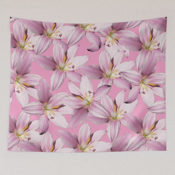 Item preview, PINK LILY FLOWER PATTERN designed and sold by blomastudios.