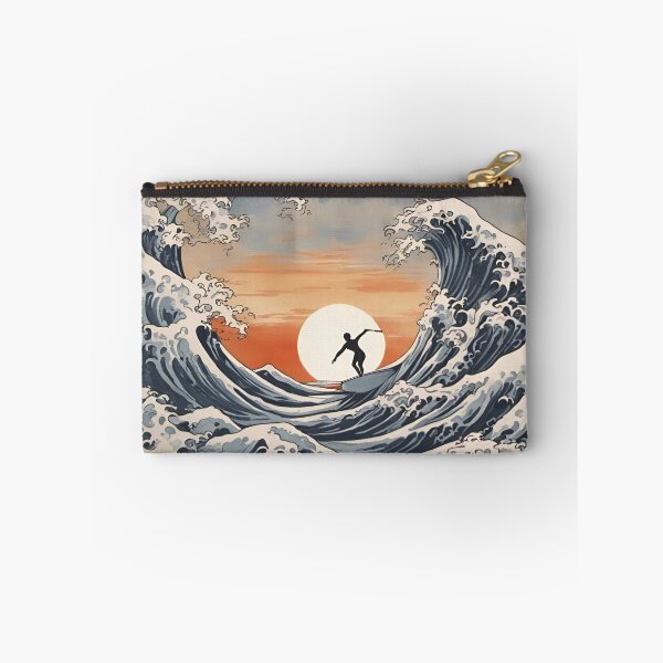 Item preview, Surfing The Great Wave in the style of Hokusai designed and sold by Ameiva-Apparel.