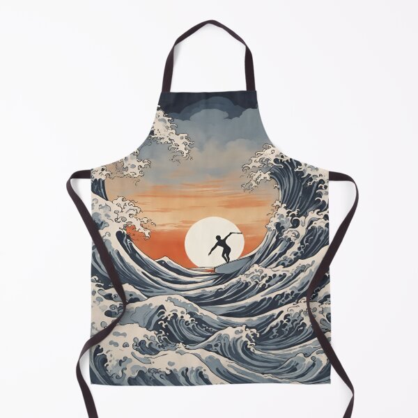 Item preview, Surfing The Great Wave in the style of Hokusai designed and sold by Ameiva-Apparel.