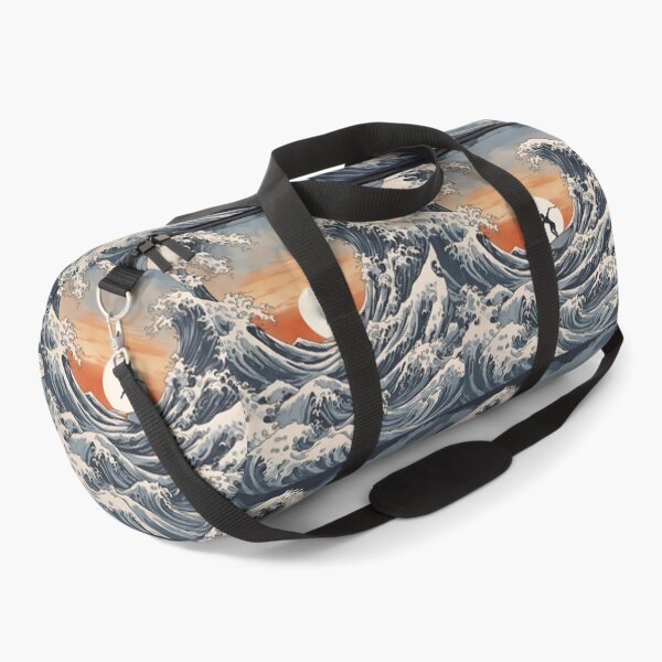 Item preview, Surfing The Great Wave in the style of Hokusai designed and sold by Ameiva-Apparel.