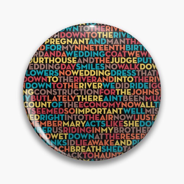 Item preview, The River - Bruce Springsteen (lyrics) v.5 designed and sold by x1brett.