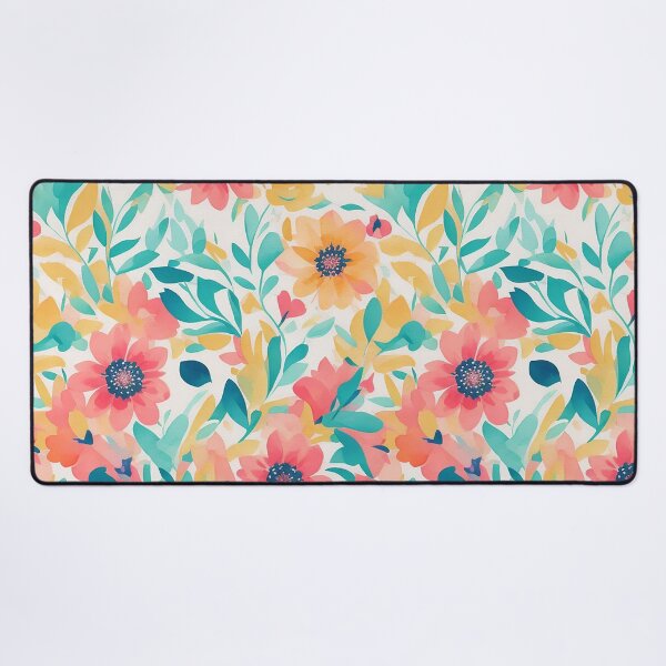 Item preview, Vivid Watercolor Floral Burst designed and sold by pattern-atelier.
