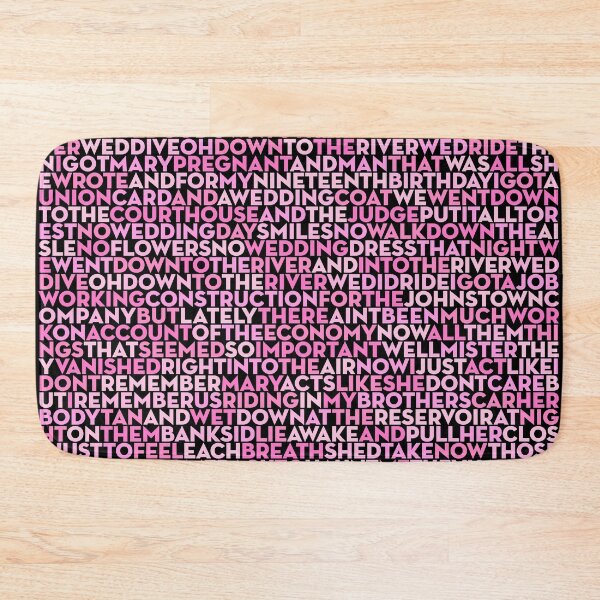 Item preview, The River - Bruce Springsteen (lyrics) v.6 designed and sold by x1brett.