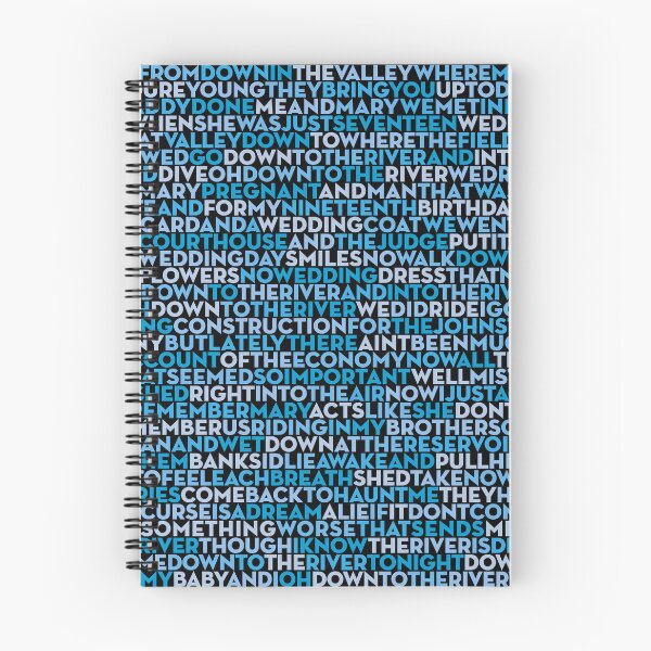 Item preview, The River - Bruce Springsteen (lyrics) v.8 designed and sold by x1brett.