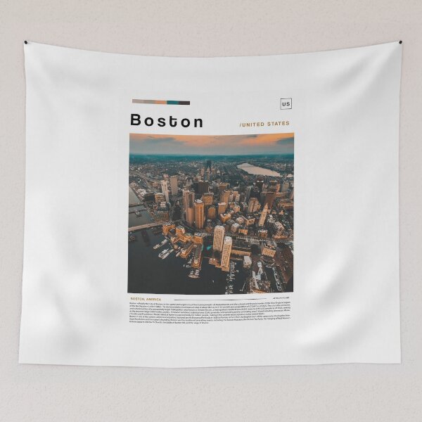 Item preview, Boston poster landscape designed and sold by paulrommer.