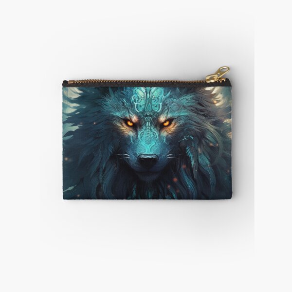 Item preview, Fantasy wolf digital art painting designed and sold by InfigoArt.