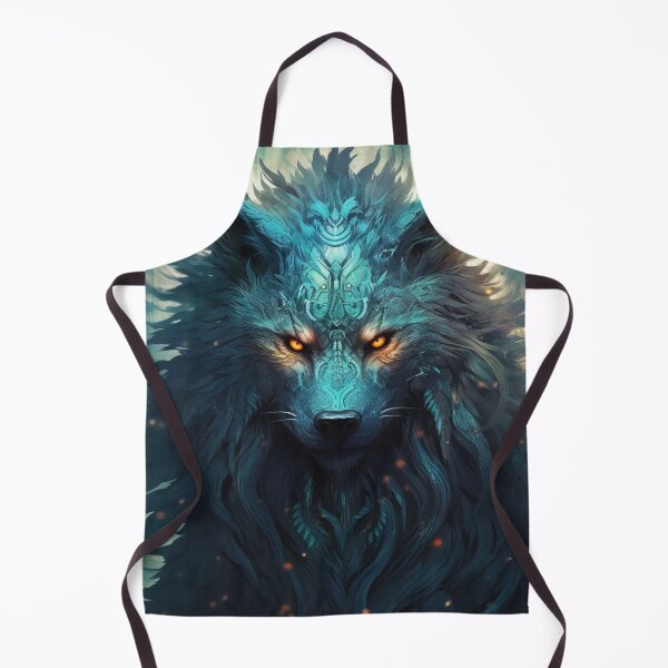Item preview, Fantasy wolf digital art painting designed and sold by InfigoArt.