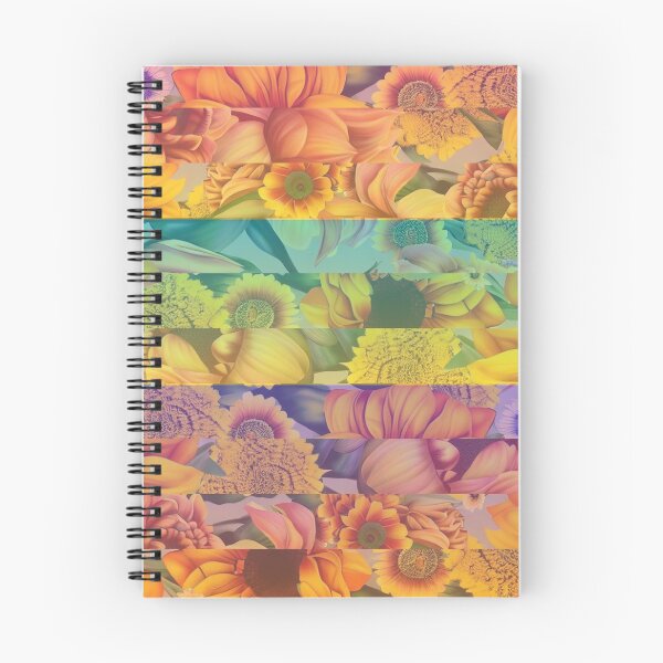 Item preview, Colorful Collaged Sunflowers designed and sold by BumbleChynxBee.