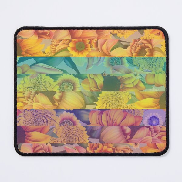 Item preview, Colorful Collaged Sunflowers designed and sold by BumbleChynxBee.