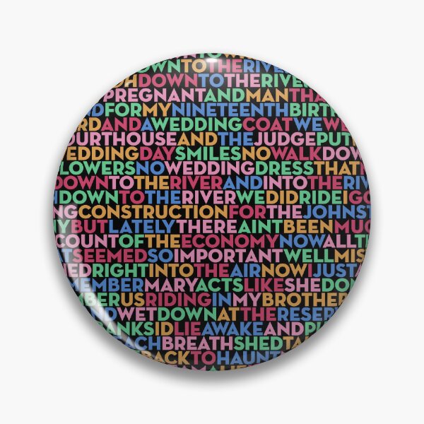 Item preview, The River - Bruce Springsteen (lyrics) v.10 designed and sold by x1brett.