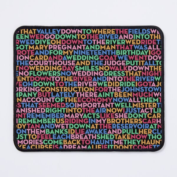 Item preview, The River - Bruce Springsteen (lyrics) v.10 designed and sold by x1brett.