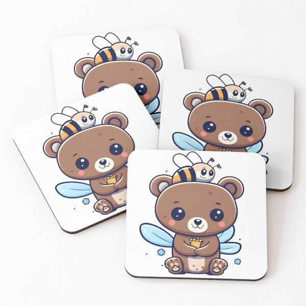 Item preview, Bear & Bee designed and sold by SabyDigitalArt.