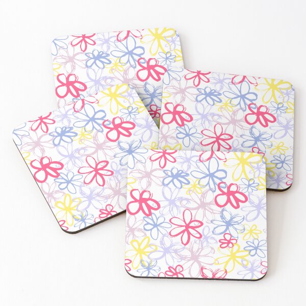Item preview, Bright Floral flower botanical pattern designed and sold by Nicola-Rowe.