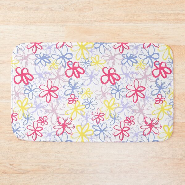 Item preview, Bright Floral flower botanical pattern designed and sold by Nicola-Rowe.