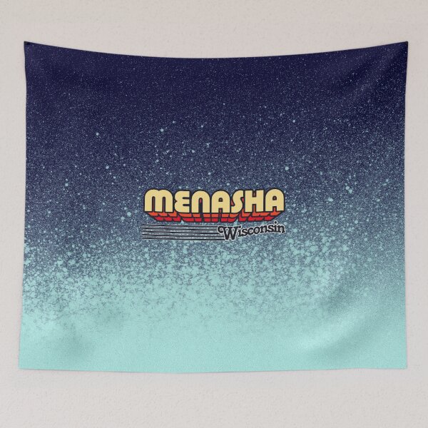 Item preview, Menasha, Wisconsin | Retro Stripes designed and sold by retroready.