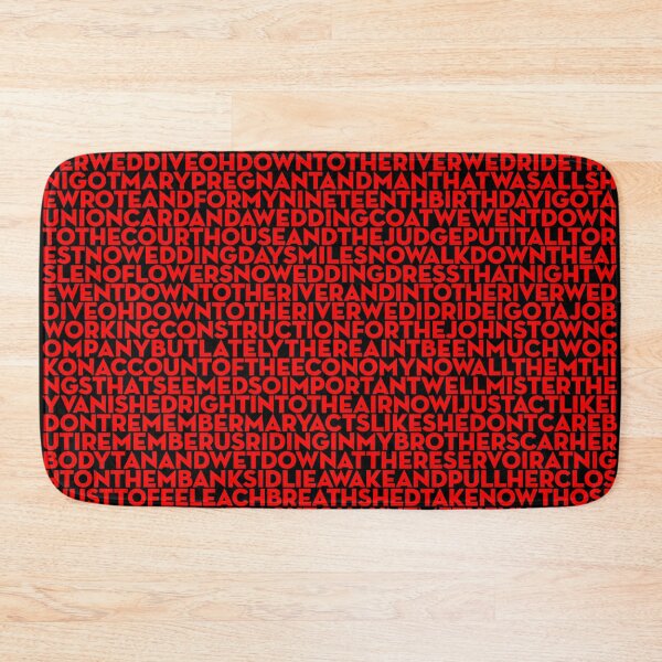Item preview, The River - Bruce Springsteen (lyrics) v.12 designed and sold by x1brett.
