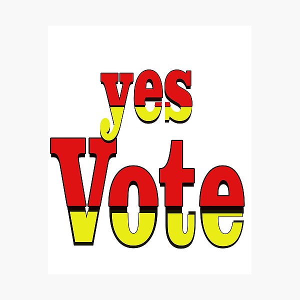 Item preview, Vote Yes - A Bold Typographic Design  designed and sold by Indie-Chille.