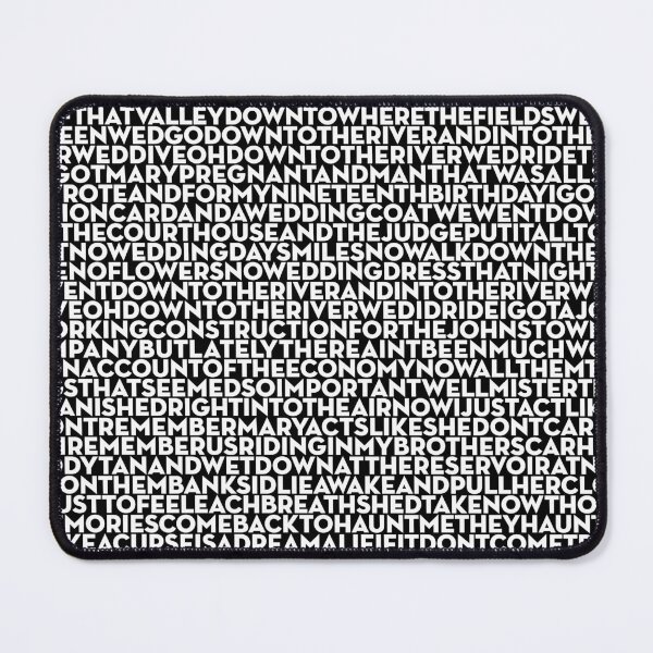 Item preview, The River - Bruce Springsteen (lyrics) v.13 designed and sold by x1brett.