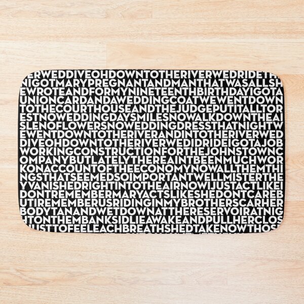 Item preview, The River - Bruce Springsteen (lyrics) v.13 designed and sold by x1brett.
