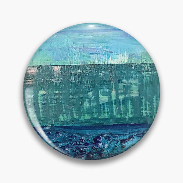 Item preview, Abstract Textured Painting - Horizons a Study In Blue  designed and sold by PilgrimCraft.