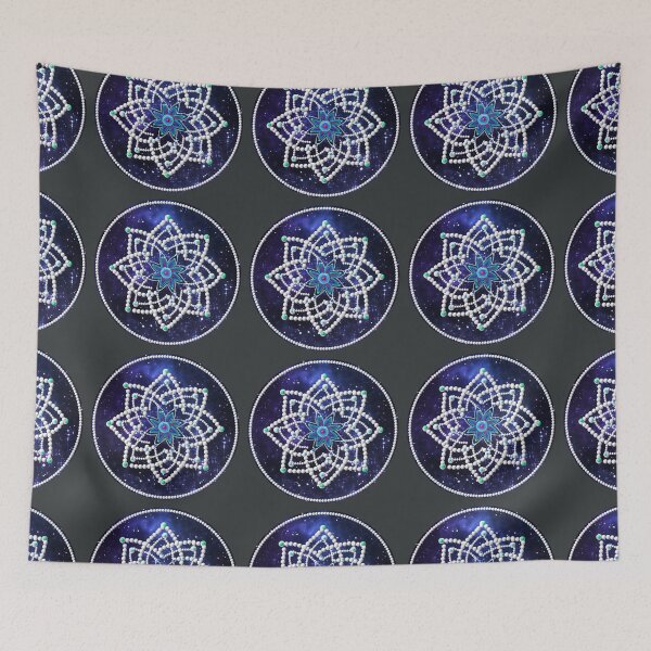 Item preview, Hridaya kamalam kolam/muggu/Rangoli - Space Theme designed and sold by ShreecreatE.