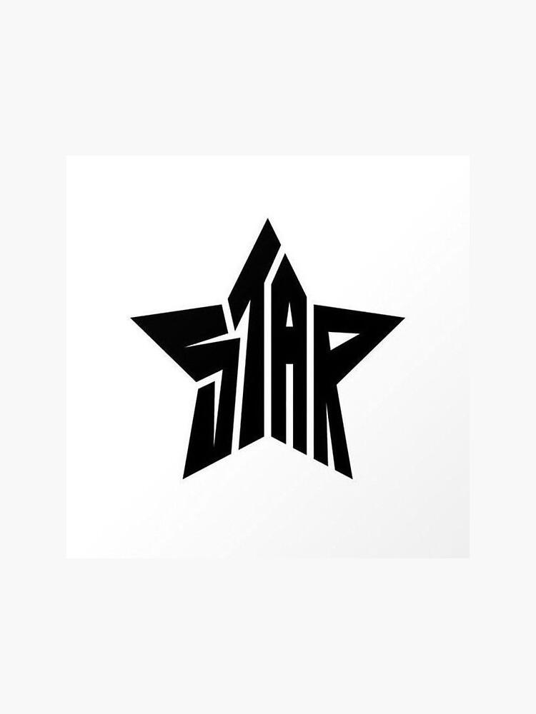 Star shape sticker