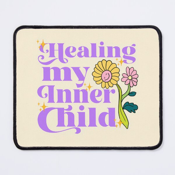 Item preview, HEALING MY INNER CHILD FLOWER STICKER designed and sold by aydapadi.