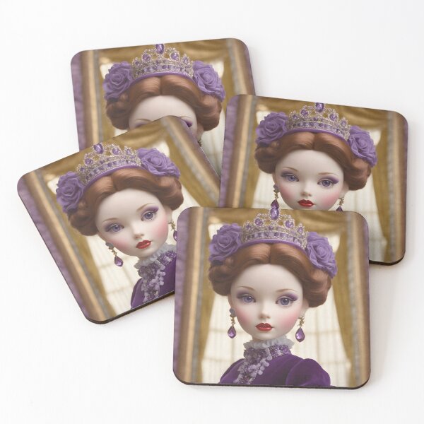 Item preview, Purple Eyed Queen Dolly Daydream designed and sold by Tau Tia L Douglass.