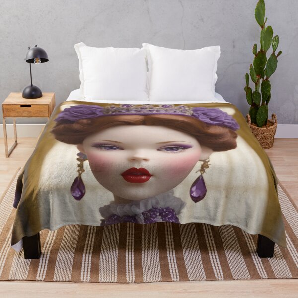 Item preview, Purple Eyed Queen Dolly Daydream designed and sold by Tau Tia L Douglass.