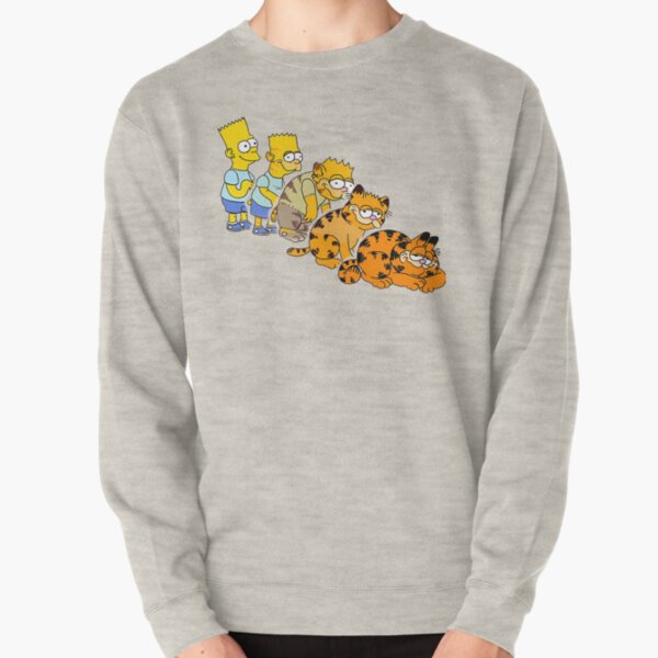 Flamed hotsell bart sweatshirt