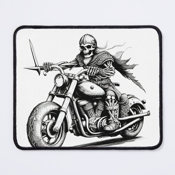 Item preview, Skull in Viking helmet designed and sold by Elegant Edge.